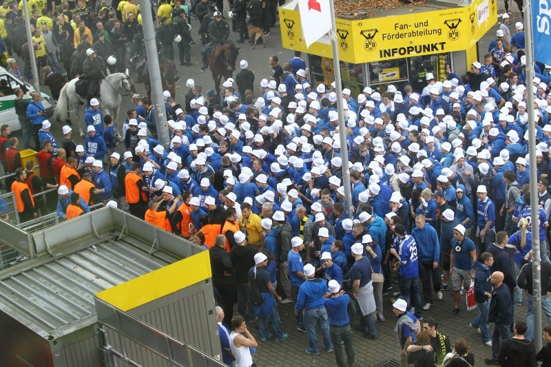 Derby am 20.10.2012 im Dortmunder Westfalenstadion