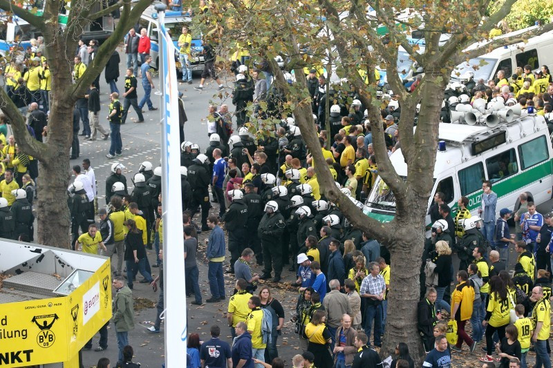 Derby am 20.10.2012 im Dortmunder Westfalenstadion