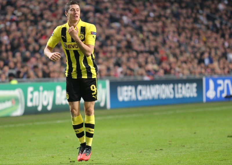 Robert Lewandowski beim Torjubel