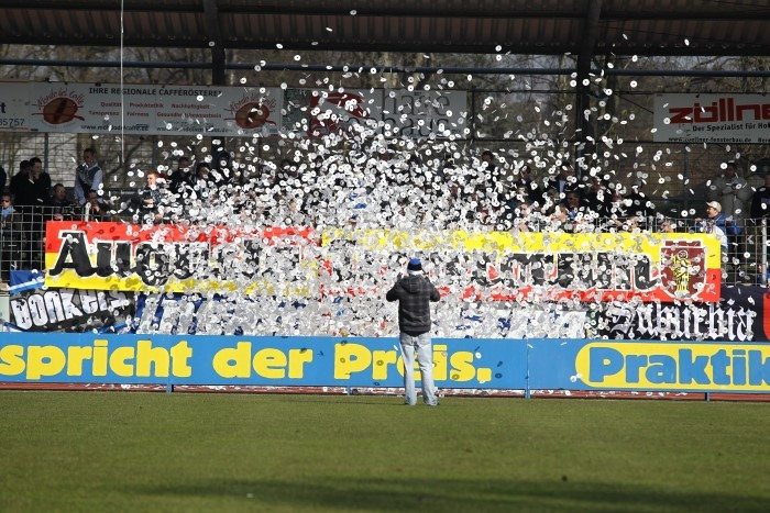 Trierer Fans gegen die BVB Amateure