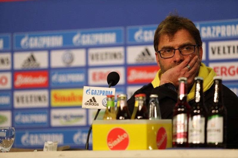 Klopp bei der Pressekonferenz