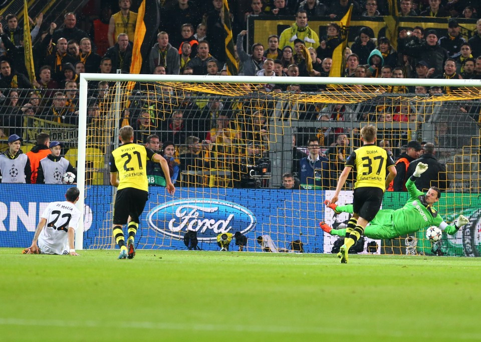 Weidenfeller pariert Elfmeter gegen Madrid