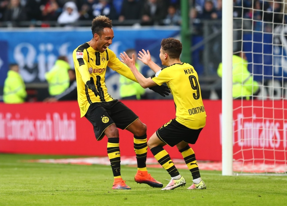 Aubameyang war im Hinspiel der Mann des Tages