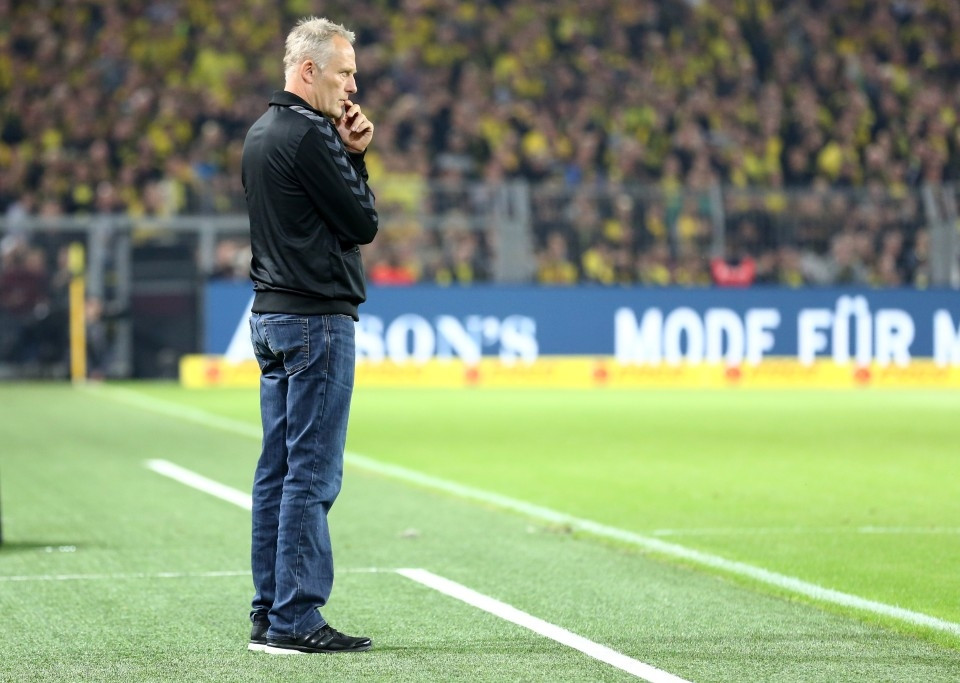 Christian Streich im Westfalenstadion