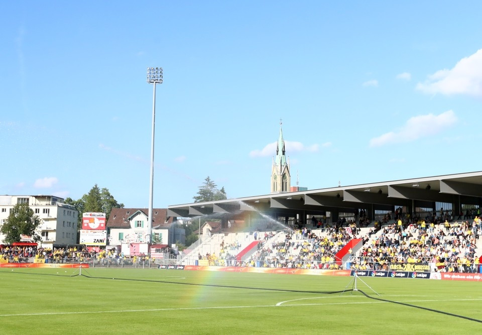 Schmuckes Stadion mit Flair in Winterthur
