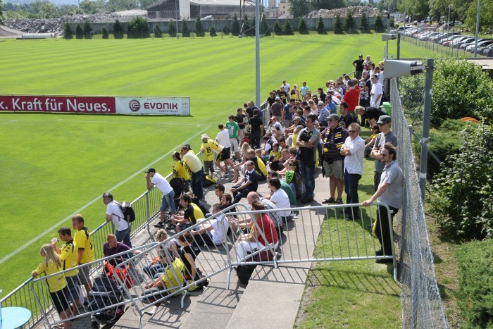 Fans sind im Amas-Trainingslager eher selten