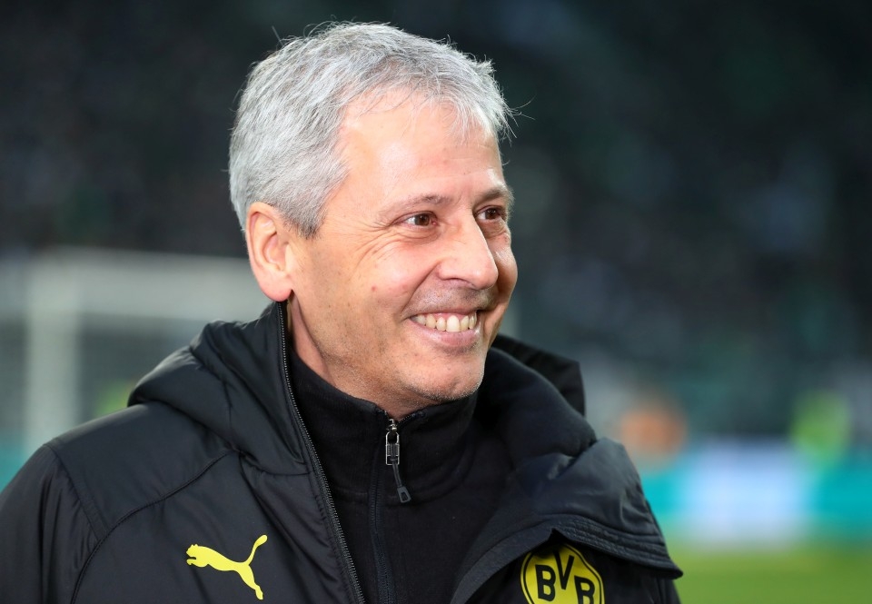 Lucien Favre, breit lächelnd